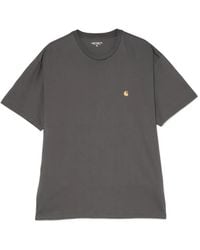 Carhartt - Logo Cotton Polo Shirt - Lyst