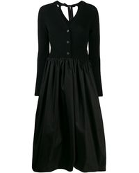 Prada Gebreide Jurk - Zwart