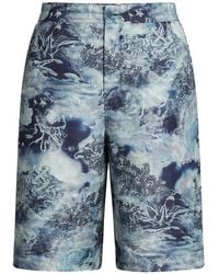 Off-White c/o Virgil Abloh - Graphic-Print Shorts - Lyst
