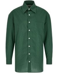 NAMACHEKO - Grinda Jacquard-Stripe Shirt - Lyst