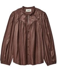 Ba&sh - Ruffled-Collar Button Shirt - Lyst