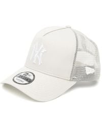 KTZ - 9Forty New York Yankees Shattered Logo A-Frame Trucker Cap - Lyst