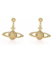 Vivienne Westwood - Orb Crystal-Embellished Earrings - Lyst