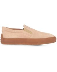 Tod's - Gommino-Detail Slip-On Sneakers - Lyst