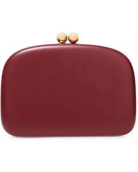 Carolina Herrera - Vega Leather Clutch Bag - Lyst
