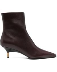 KHAITE - Bella Pointed Ankle Boots - Lyst