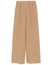 Kaos - Linen Wide-Leg Trousers - Lyst