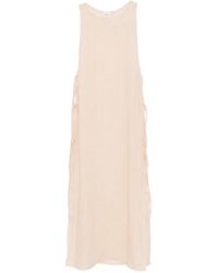 LeKasha - Jarajus Side-Tie Linen Maxi Dress - Lyst