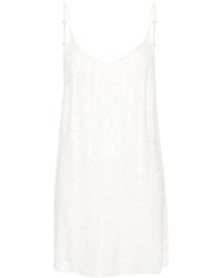P.A.R.O.S.H. - Sequin-embellished Sleeveless Dress - Lyst