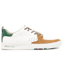 PS by Paul Smith - Cosmo Colour-block Leather Sneakers - Lyst