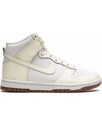 Nike - Dunk High "Sail/Gum" Sneakers - Lyst