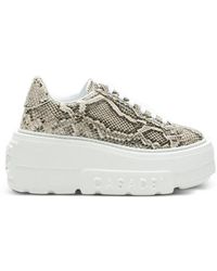 Casadei - Nexus Basilisco Python-Print Sneakers - Lyst