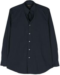 Dell'Oglio - Stand-up collar buttoned shirt - Lyst