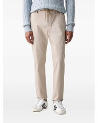 Joop! - Drawstring-Waist Logo-Patch Trousers - Lyst