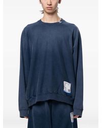 Maison Mihara Yasuhiro - Sun Faded Like Distressed Sweatshirt - Lyst