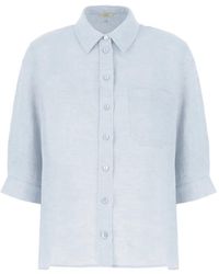 Panicale - Classic-Collar Shirt - Lyst