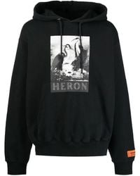 Heron Preston - Halftone Heron Print Hoodie - Lyst