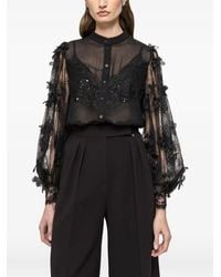Nissa - Floral Lace Shirt - Lyst