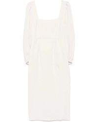 Racil - Square-Neck Midi Dress - Lyst