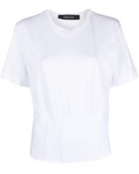 FEDERICA TOSI - T-Shirt im Corsage-Style - Lyst
