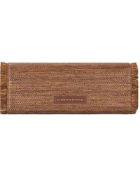 Elisabetta Franchi - Logo-Patch Clutch Bag - Lyst