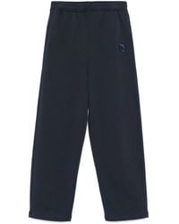 Maison Kitsuné - Fox Head Cotton Trousers - Lyst