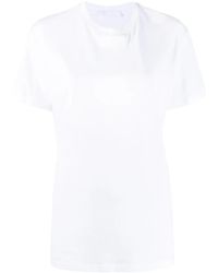 Wardrobe NYC - Round Neck Cotton T-Shirt - Lyst