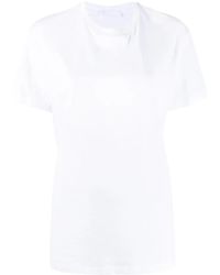 Wardrobe NYC - Round Neck Cotton T-Shirt - Lyst