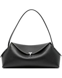 TOTEME - Grained Leather T-Lock Shoulder Bag - Lyst