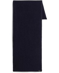Woolrich - Mini Logo-Tag Knitted Scarf - Lyst