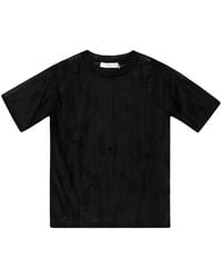 IRO - Distressed Semi-Sheer T-Shirt - Lyst