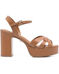 Lola Cruz - 95Mm Leather Sandals - Lyst