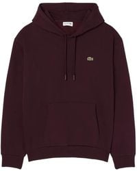 Lacoste - Logo-Patch Hoodie - Lyst