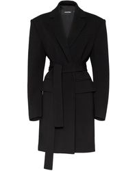 DSquared² - Mantel Mit Gürtel - Lyst