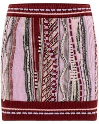 Laneus - Jacquard Slim-Fit Mini Skirt - Lyst