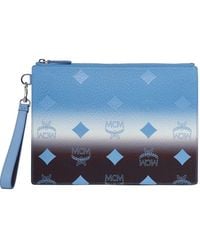 MCM - Bolso De Mano Con Efecto Degradado - Lyst