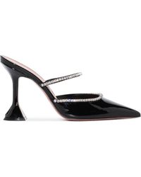 Sandalen met hak AMINA MUADDI Leer Sandalen Verfraaid Met Kristallen in het  Roze Dames Schoenen voor voor Hakken voor Sandalen met hak allware.com.br