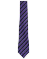 ZEGNA - Diagonal-Stripe Tie - Lyst