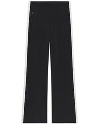 Courreges - Side-Stripe Pintuck Track Pants - Lyst
