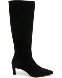 SCAROSSO - Kira 50Mm Suede Boots - Lyst