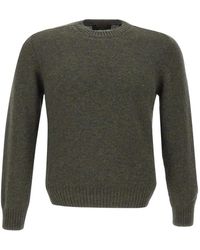 Gran Sasso - Crew-Neck Virgin-Wool Sweater - Lyst