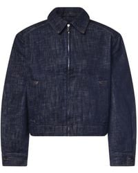 Jacquemus - Zip-Up Denim Jacket - Lyst
