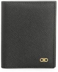Ferragamo - Gancini-Plaque Leather Card Holder - Lyst
