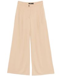 Ralph Lauren - Pleated Wide-Leg Palazzo Pants - Lyst