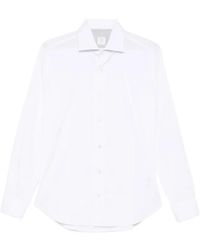 Eleventy - Spread-Collar Button-Up Shirt - Lyst