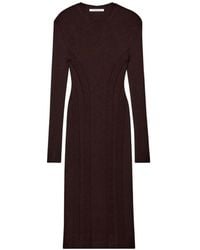 another tomorrow ribbed knit midi dress Another Tomorrow Ribbed Knit Dress