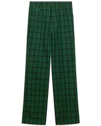 Marni - Checked Wool Trousers - Lyst