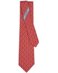 Ferragamo - Good Luck Print Silk Tie - Lyst