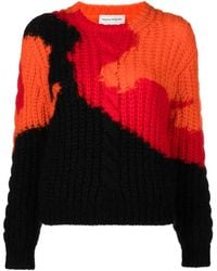 McQueen - Pull À Design Colour Block - Lyst