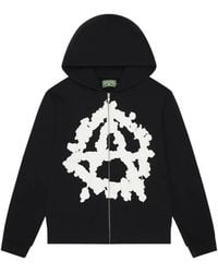 DENIM TEARS - Anarchy Zip-Up Hoodie - Lyst